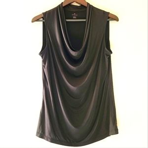 Women's Worthington Sleeveless Charcoal Grey Blouse Top - Size XL